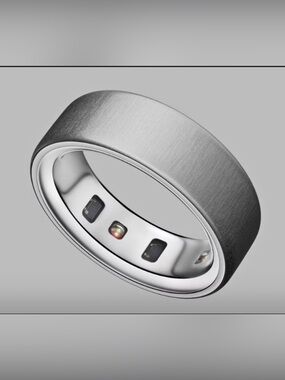 Oura Ring 4 Brushed Silver